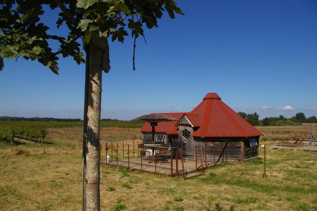 Saint-Aubin-de-Lanquais Village Privatise De Cabanes Insolites D'Ananda Ma المظهر الخارجي الصورة