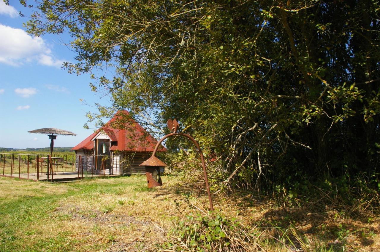 Saint-Aubin-de-Lanquais Village Privatise De Cabanes Insolites D'Ananda Ma المظهر الخارجي الصورة