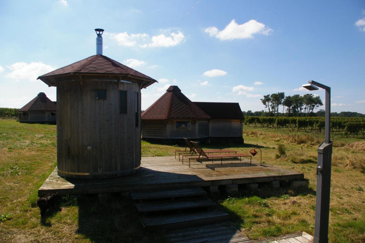 Saint-Aubin-de-Lanquais Village Privatise De Cabanes Insolites D'Ananda Ma المظهر الخارجي الصورة